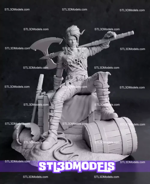 Karlach Baldurs Gate 3 STL