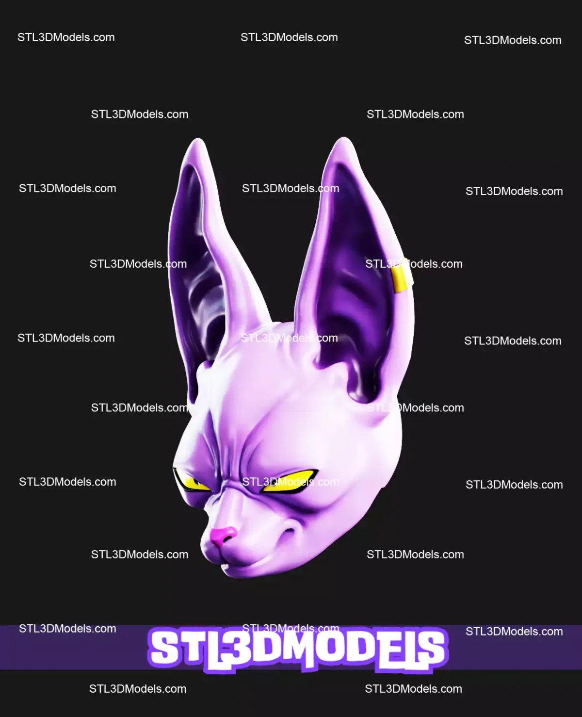 Beerus Mask STL 3D Print Model