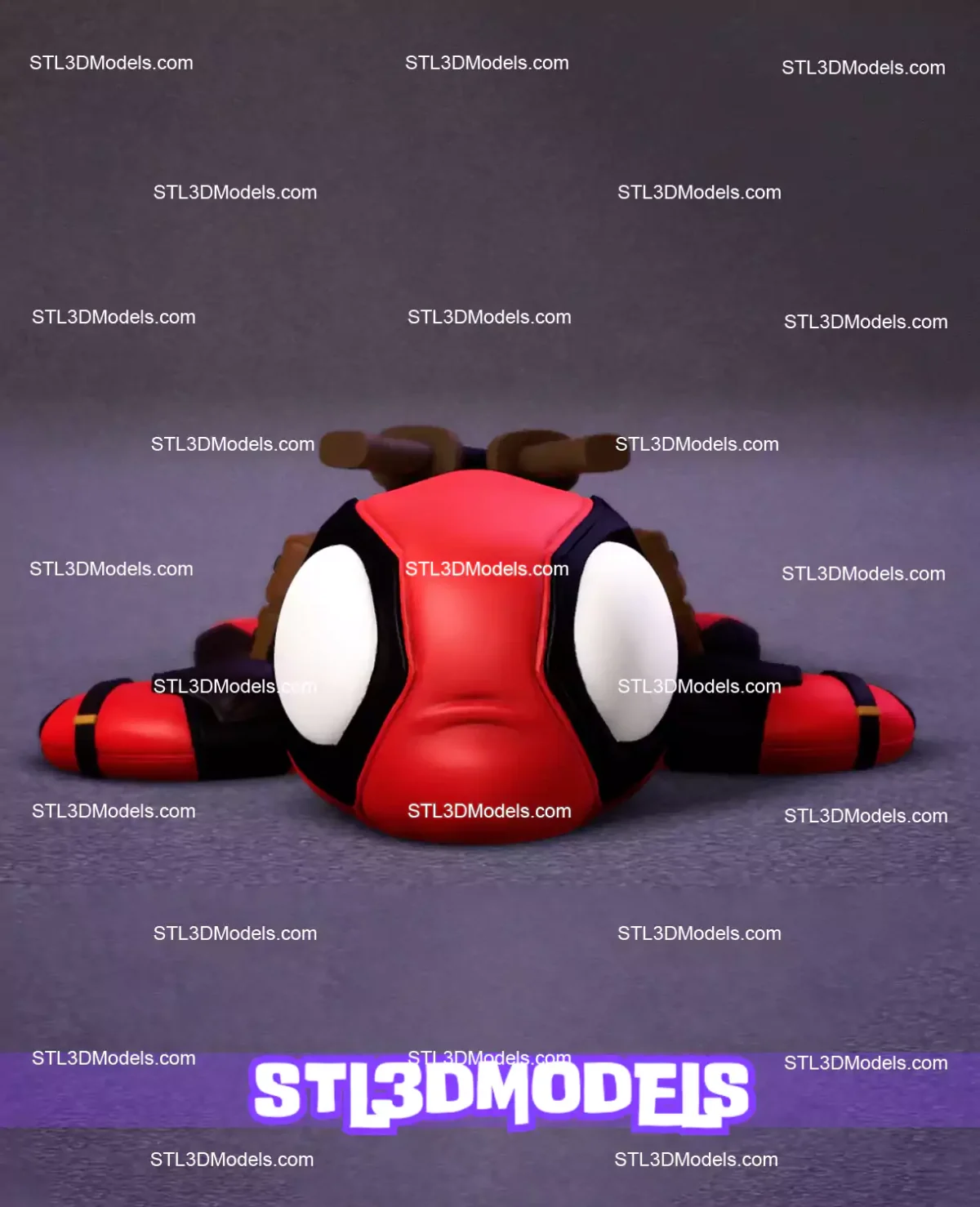 Super Flexi Turtles Deadpool STL and 3MF