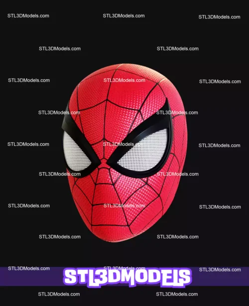 Spiderman Becoming Venom Mask STL Model