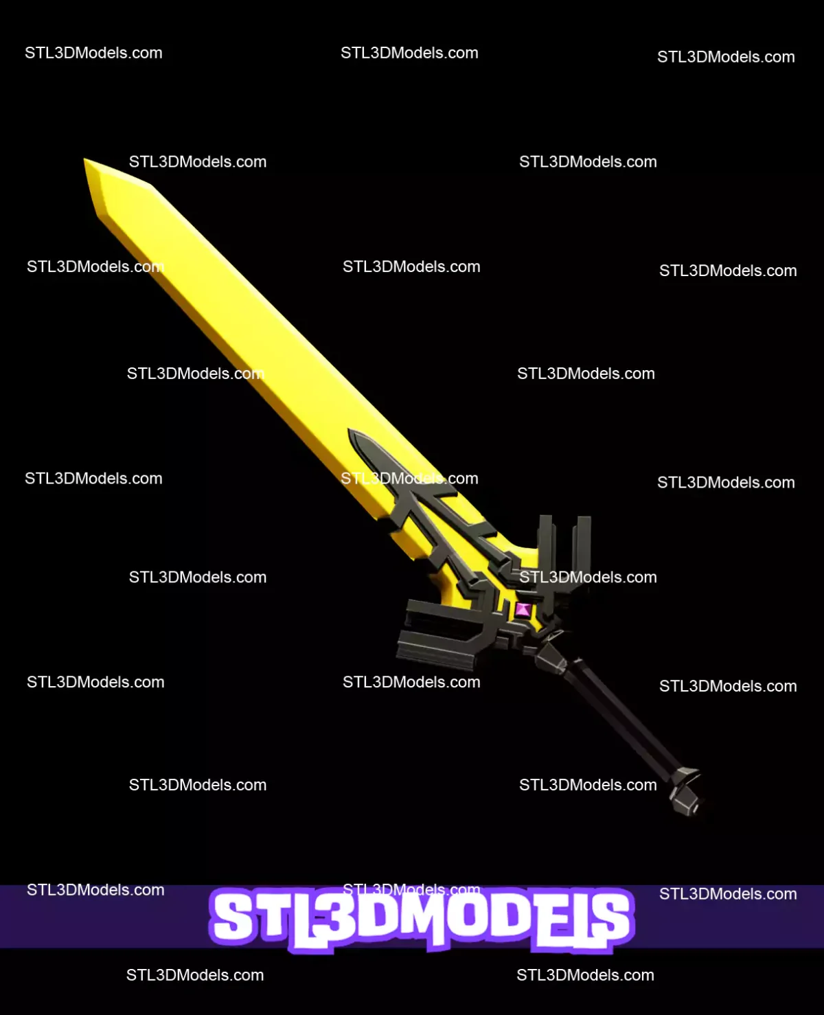 Magik Rivals Sword STL 3D Model