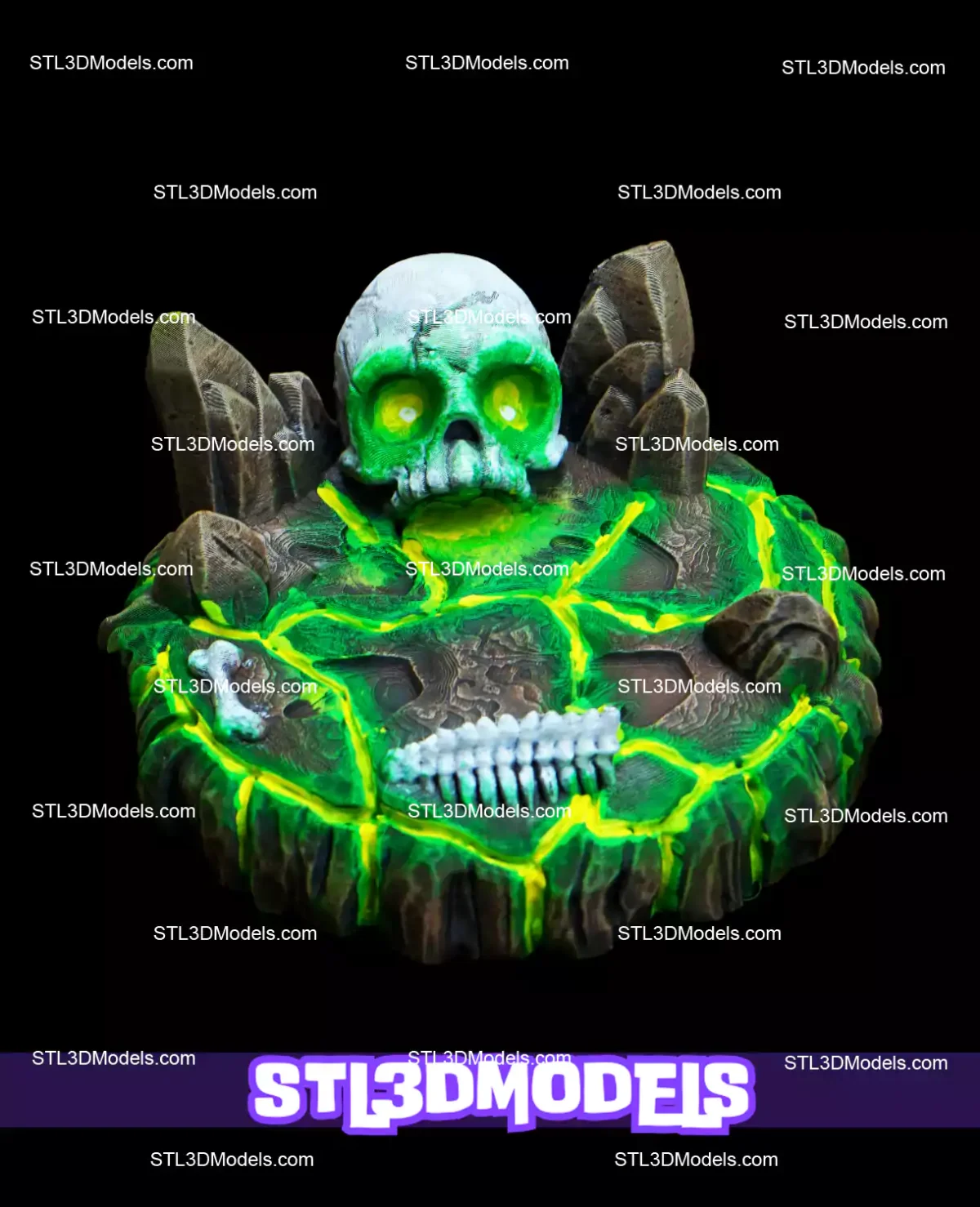 Flexi Skeleton Dragon STL and 3MF