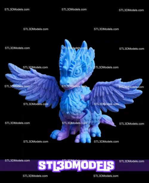 Flexi Air Dragon STL and 3MF Model