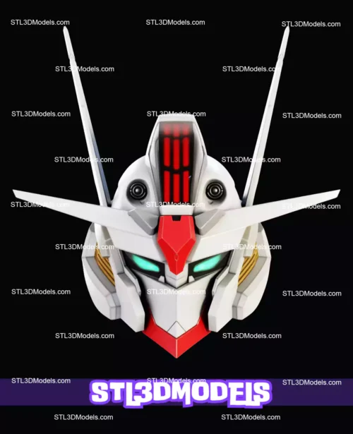 COD Gundam Helmet STL and 3MF Model