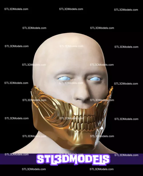 Best Bloodsport Helmet STL 3D Model