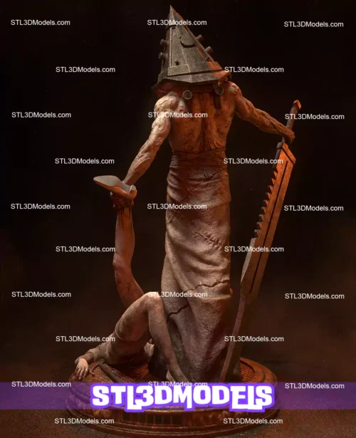 Pyramid Head Diorama STL 3D Model