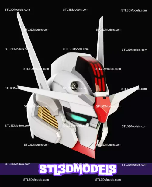 COD Gundam Helmet STL and 3MF Model