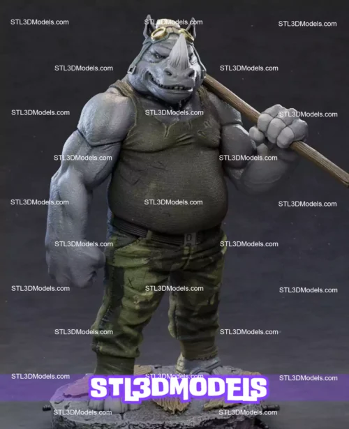 Rocksteady STL 3D Model