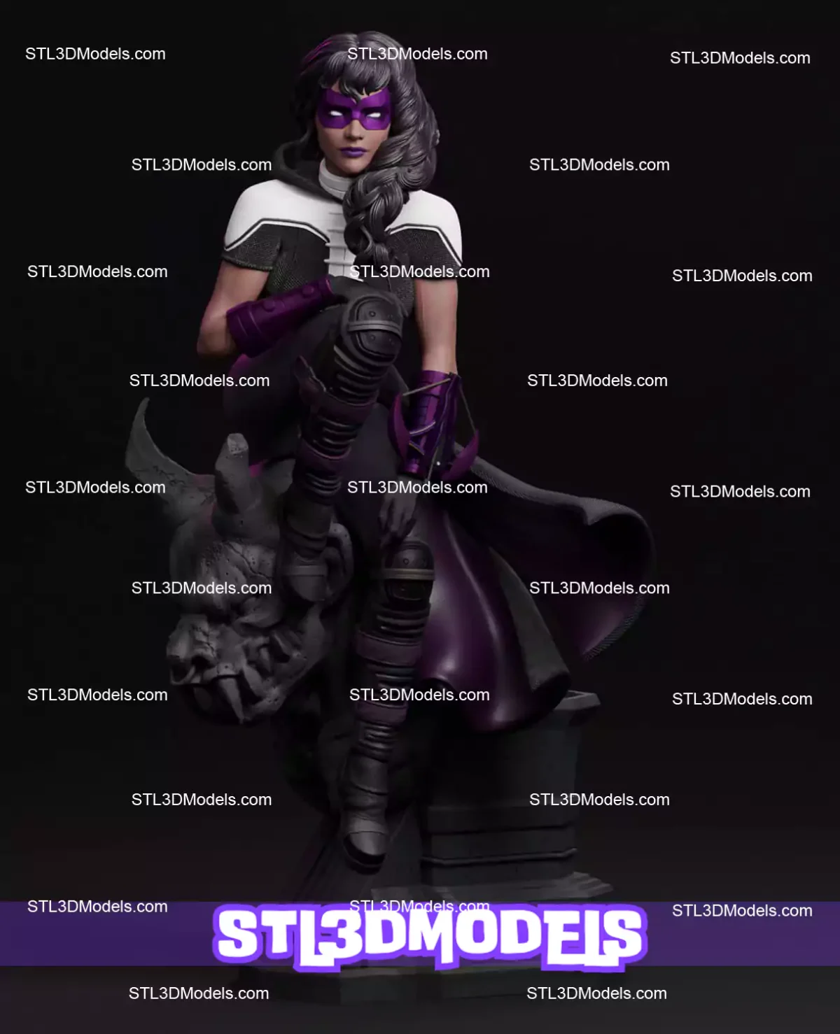 Huntress STL 3D Model