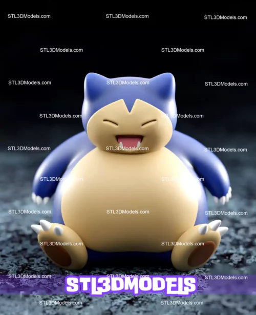 Snorlax STL 3D Model 