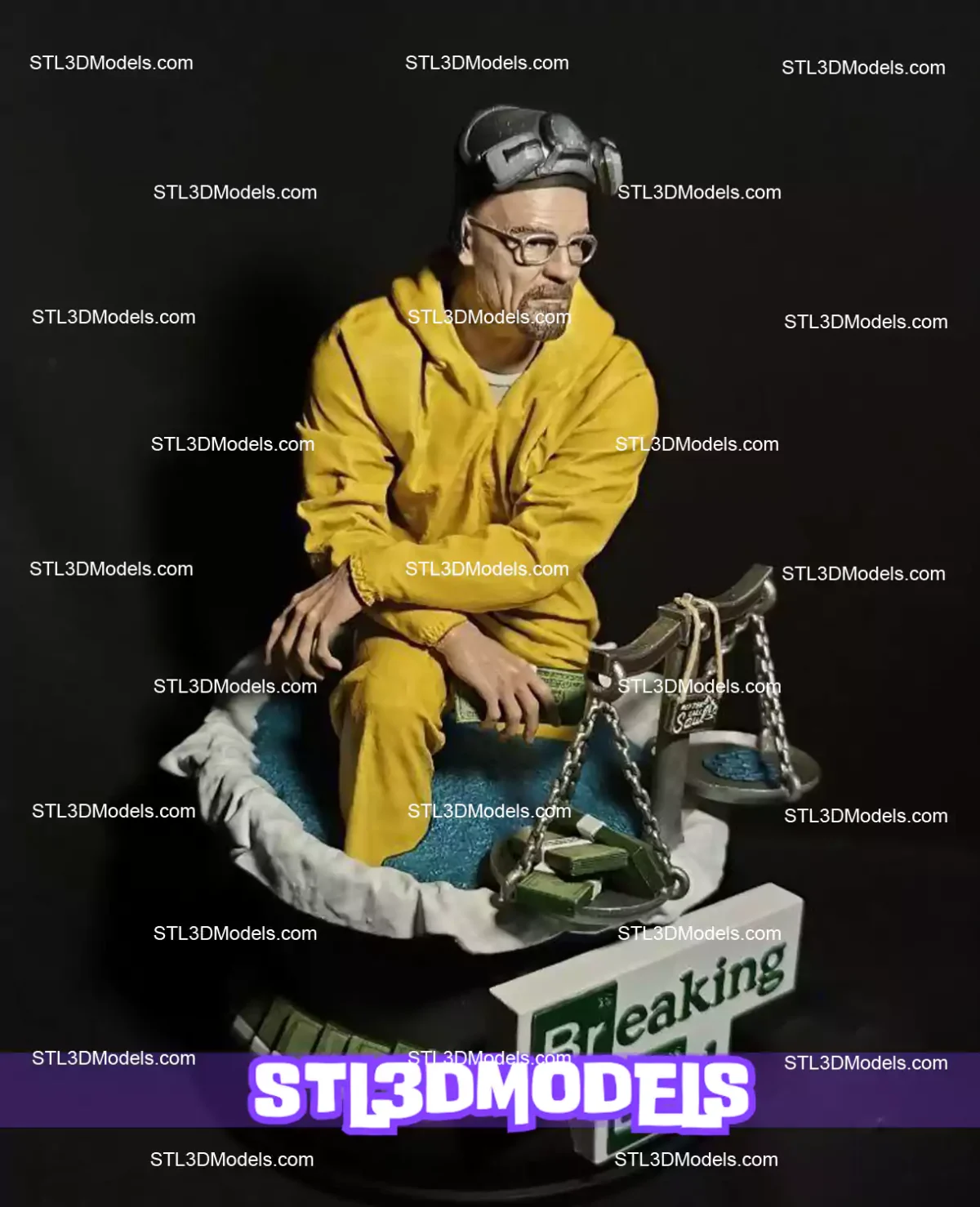 Walter White STL 3D Model 