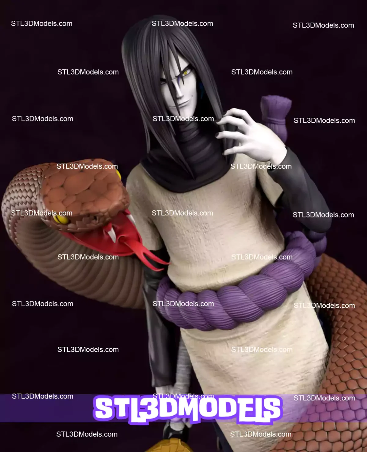 Orochimaru STL 3D Model 