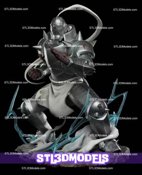 Alphonse Elric STL 3D Model 