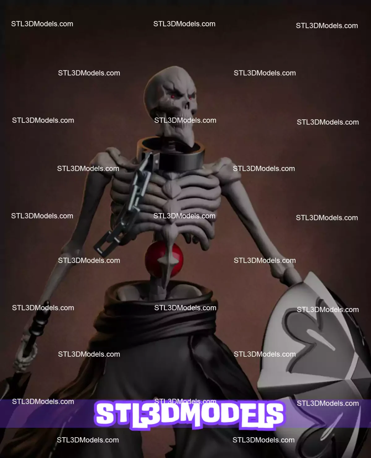 Ainz Ooal Gown STL 3D Model