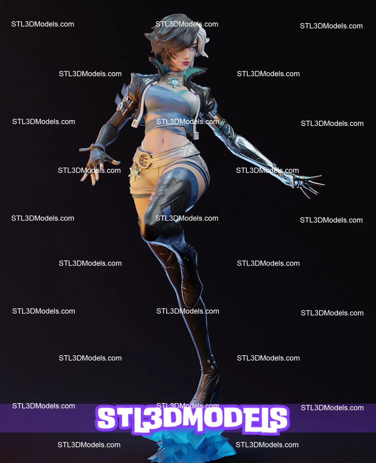 Luna Snow STL 3D Model 