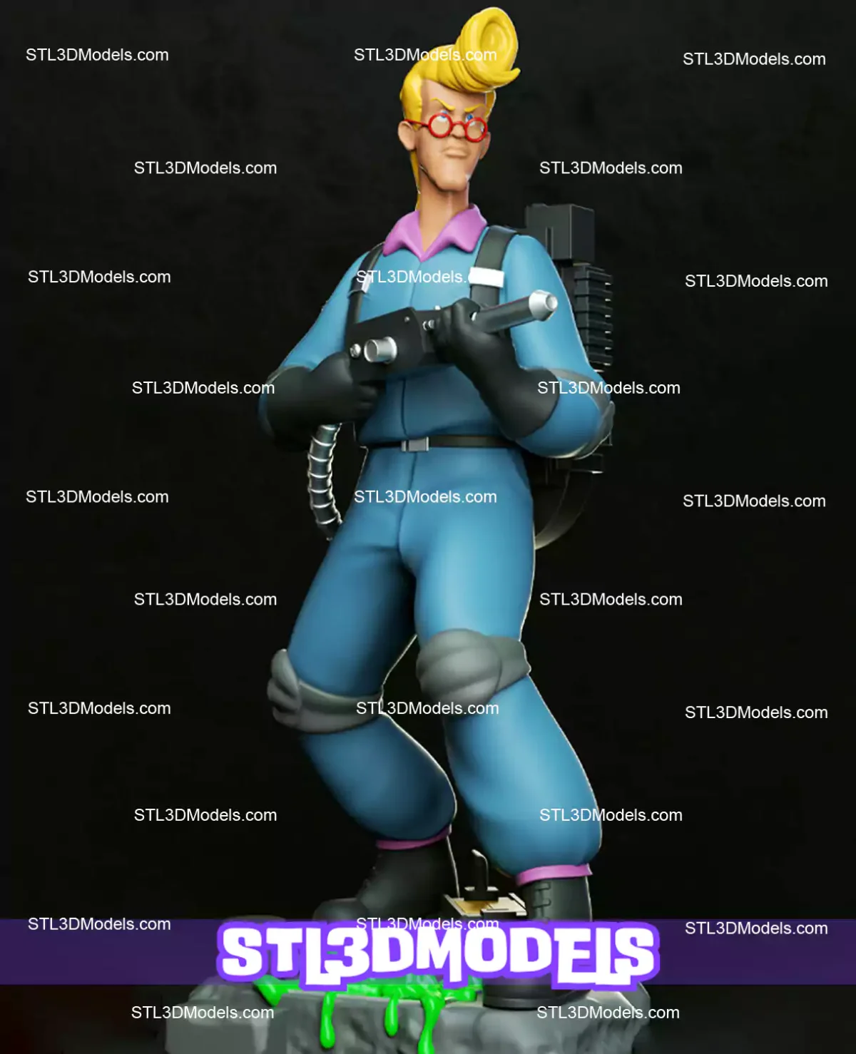 Egon Spengler STL 3D Model 