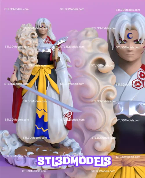 Sesshomaru STL 3D Model 
