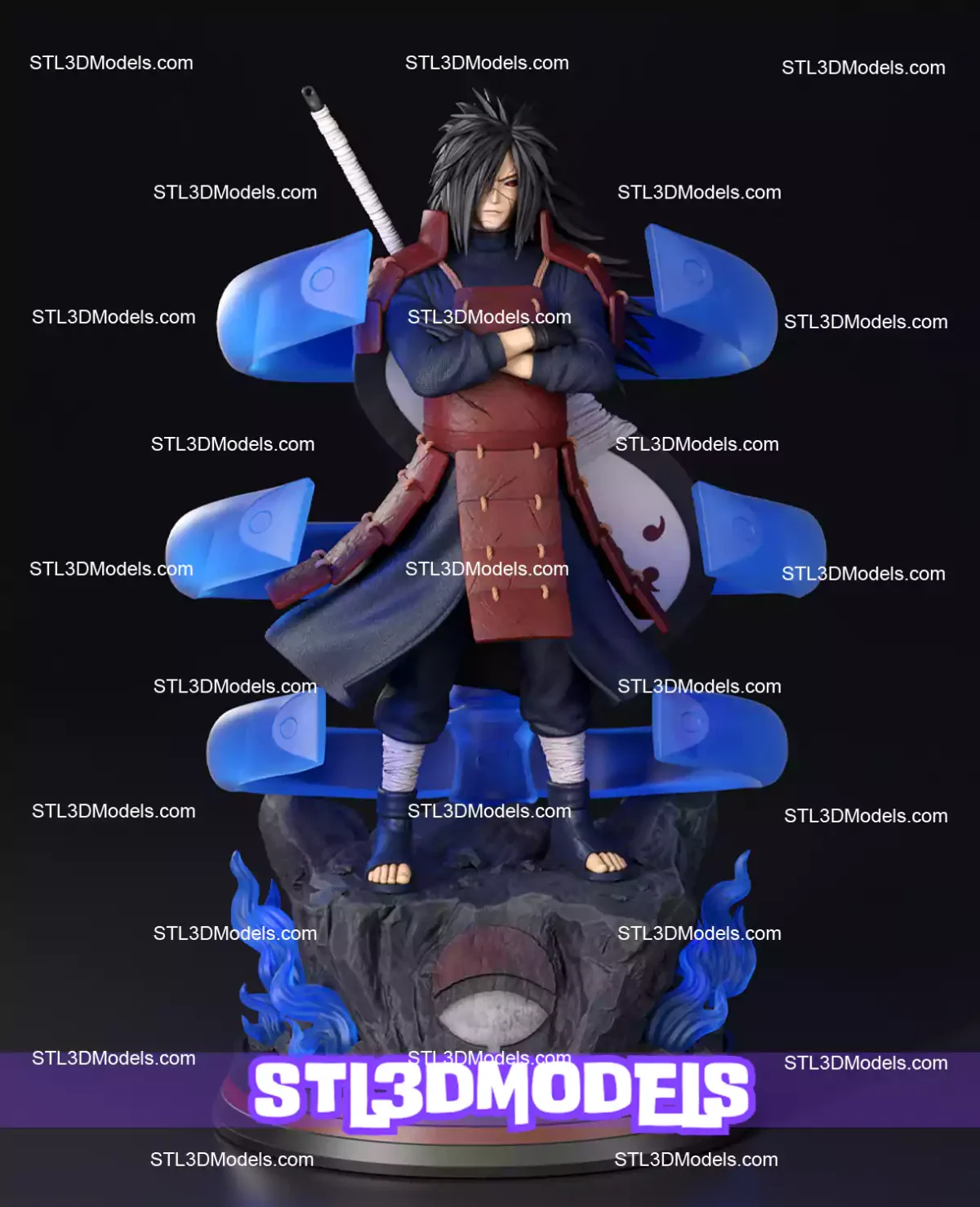 Madara Uchiha STL 3D Model