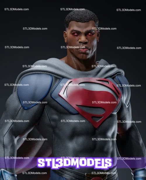 Val-Zod Black Superman STL 3D Model 