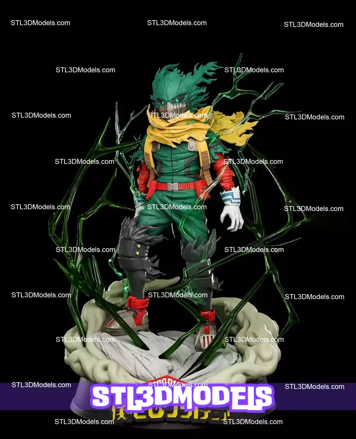 Dark Deku STL 3D Model