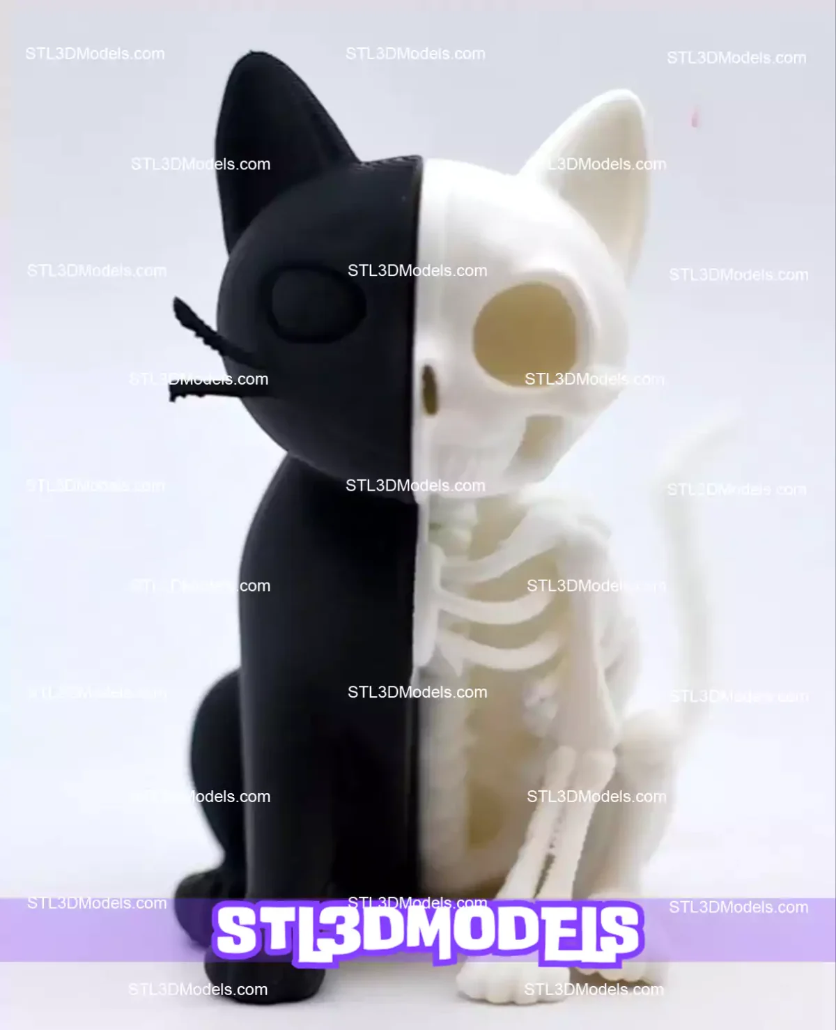 Meow Mortem STL 3D Model 