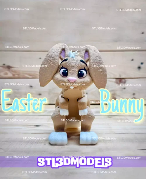 Easter Bunny STL 3D Model 