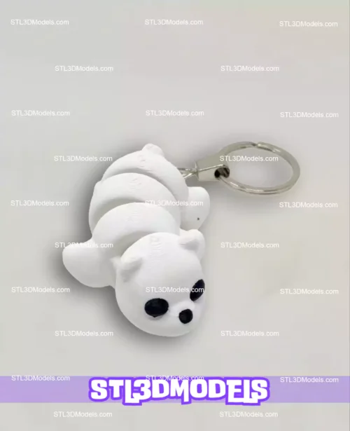 Baby Bear Arms Back STL 3D Model 