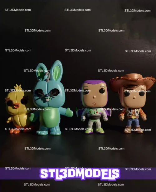 Toy Story Friends Funko STL 3D Model 