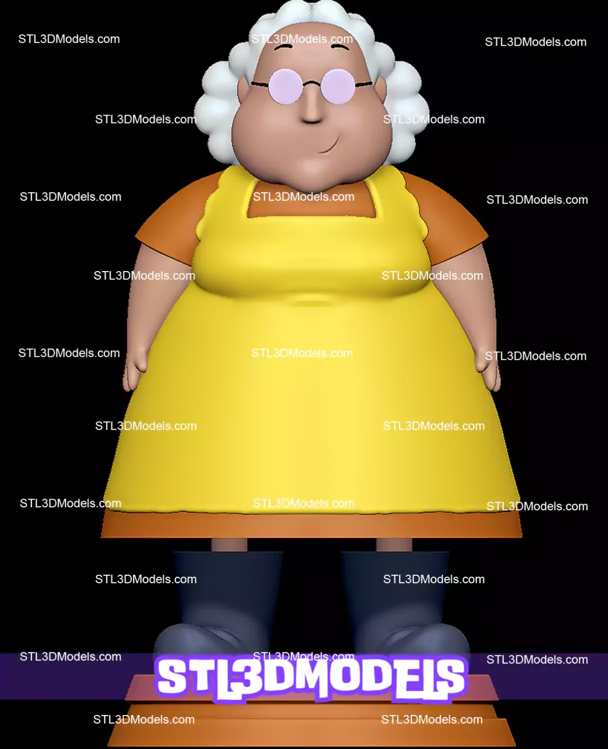 Muriel Bagge STL 3D Model 