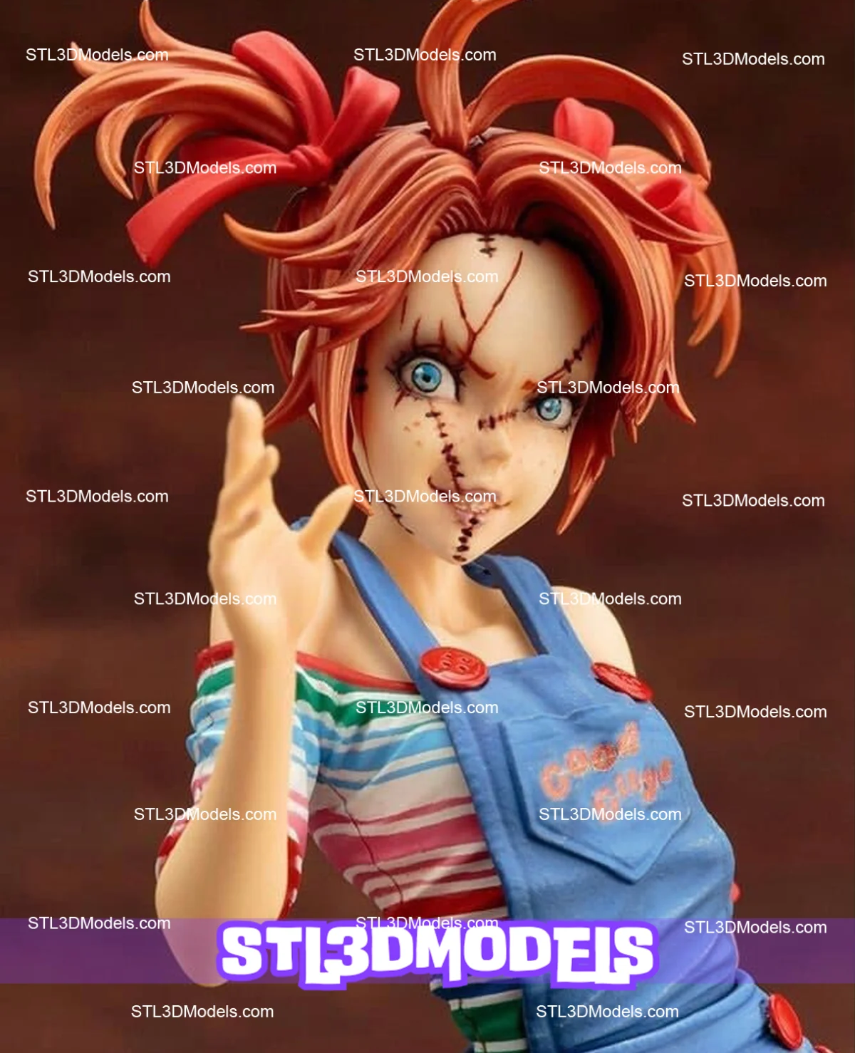 Chucky Bishoujo STL 3D Model 