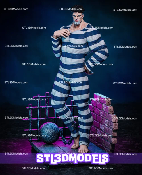 Puri-Puri Prisoner STL 3D Model 