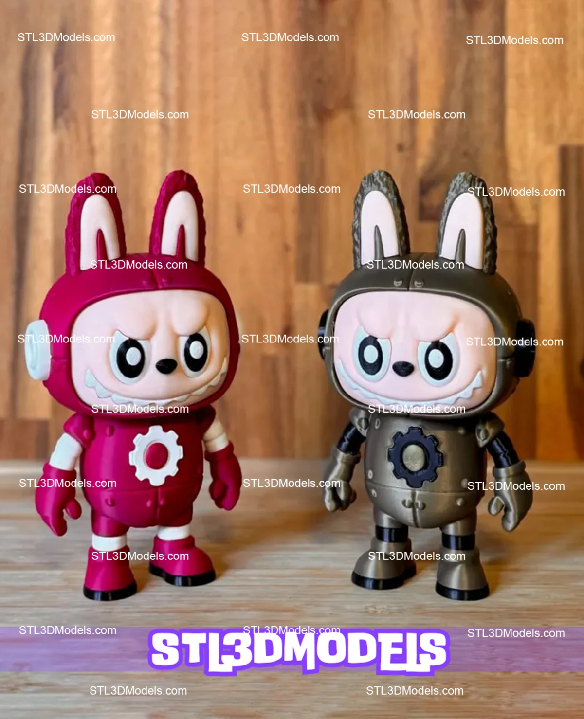 Labubu Robot STL 3D Model 