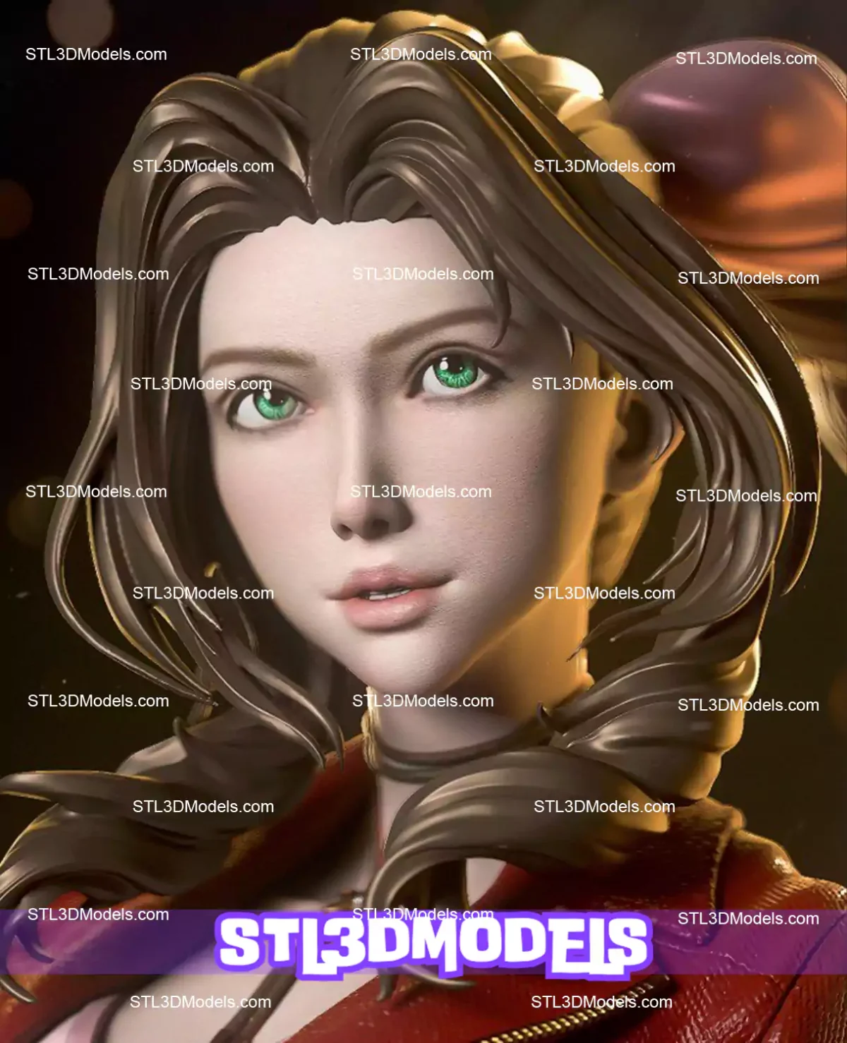 Aerith STL 3D Model 