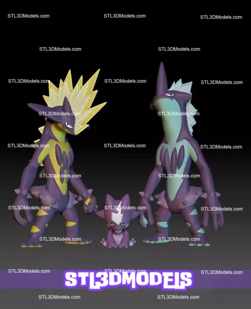 Toxel Evolution STL 3D Model 