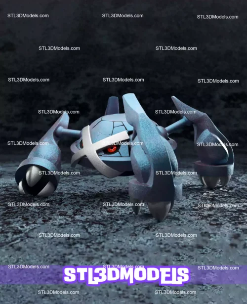 Metagross Evolution STL 3D Model 