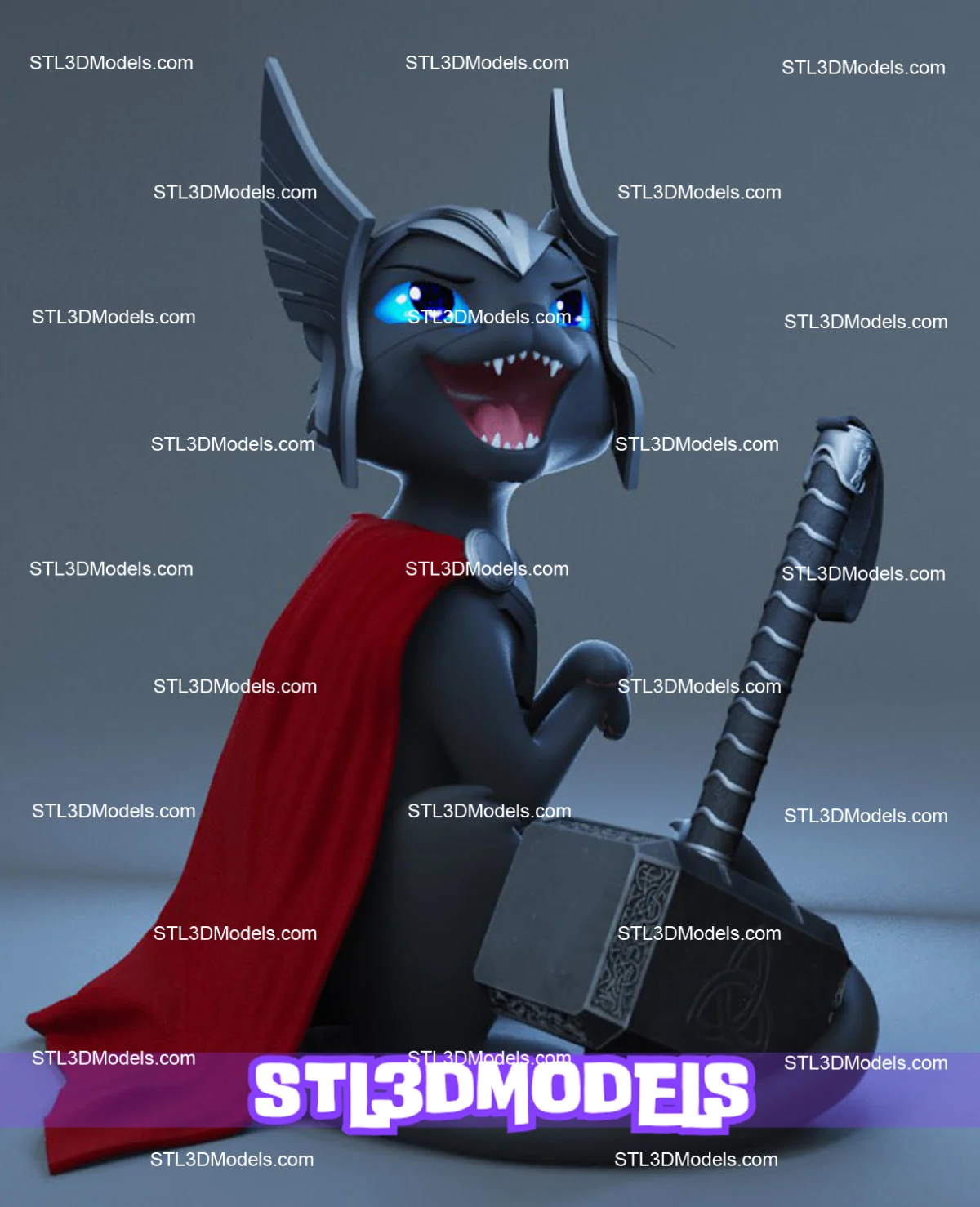 LOL Kitty STL 3D Model 