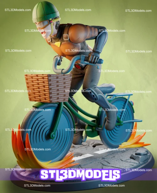 Mumen Rider STL 3D Model