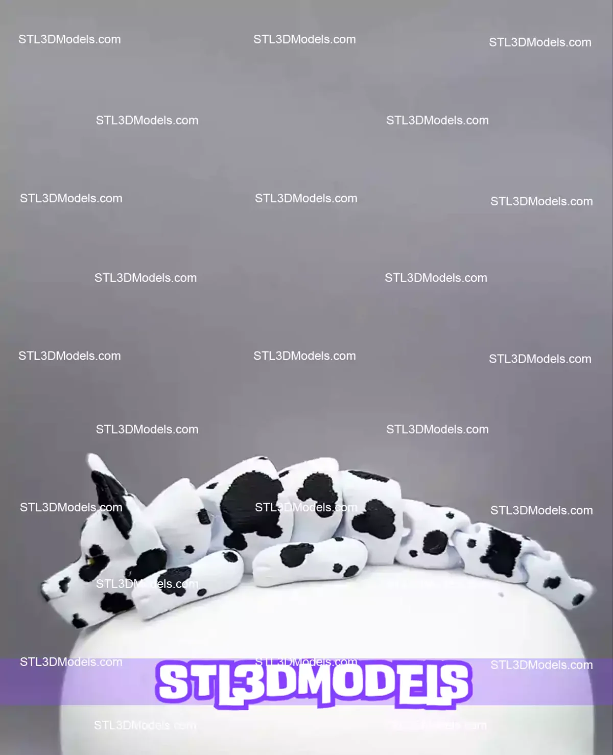 Flexi Dogs Keychain Bundle STL 3D Print Model 