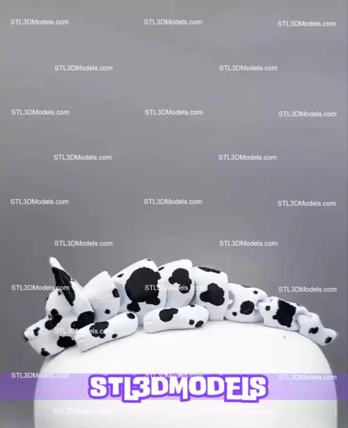 Flexi Dogs Keychain Bundle STL 3D Print Model 