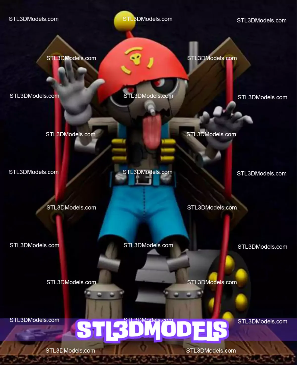 Puppetmon Digimon STL 3D Model