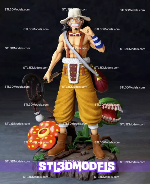Usopp One Piece STL 3D Model 