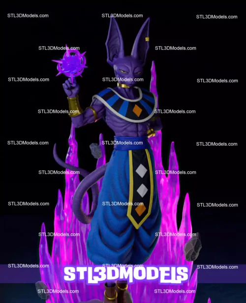 Beerus STL 3D Model 