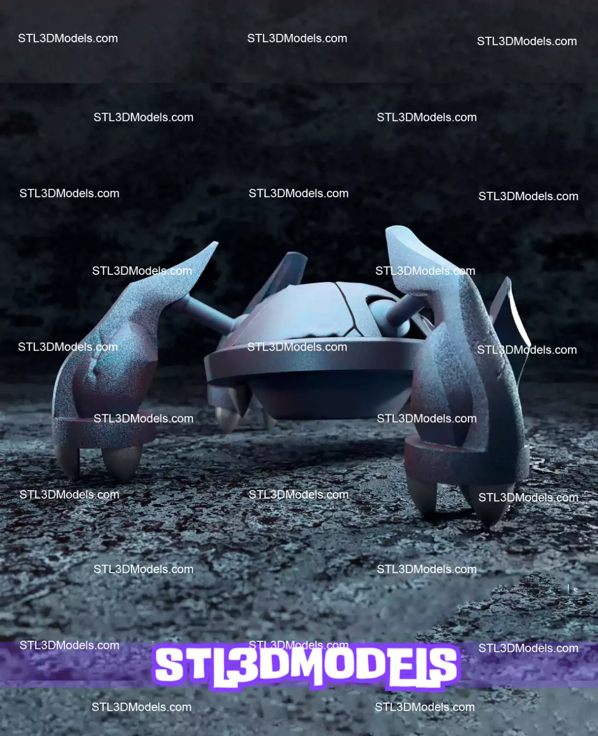 Metagross Evolution STL 3D Model 