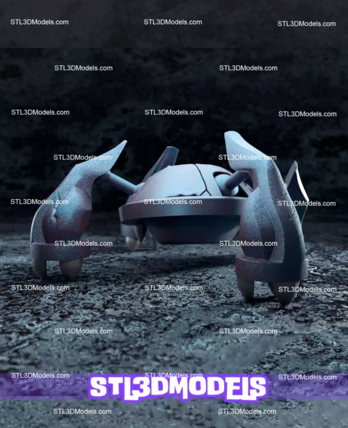 Metagross Evolution STL 3D Model 