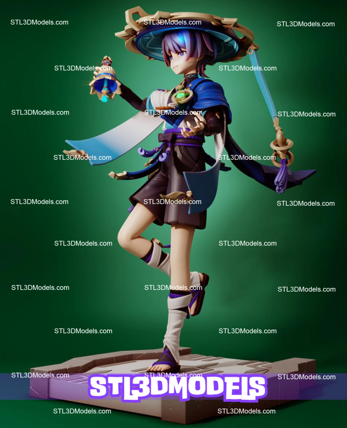 Wanderer STL 3D Model 