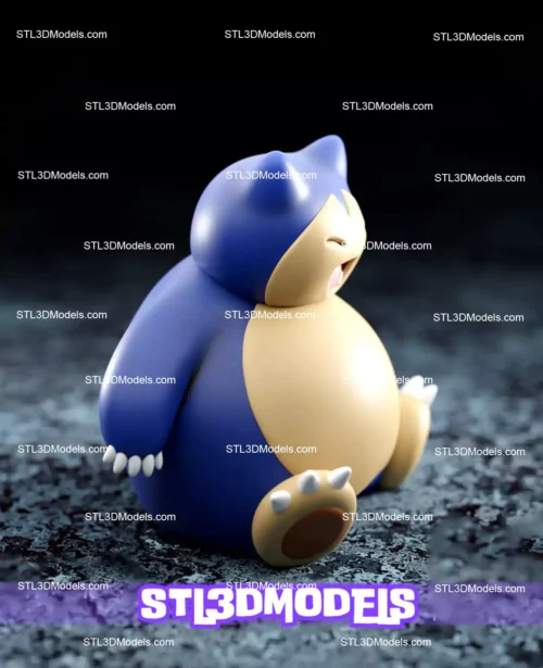 Snorlax STL 3D Model 