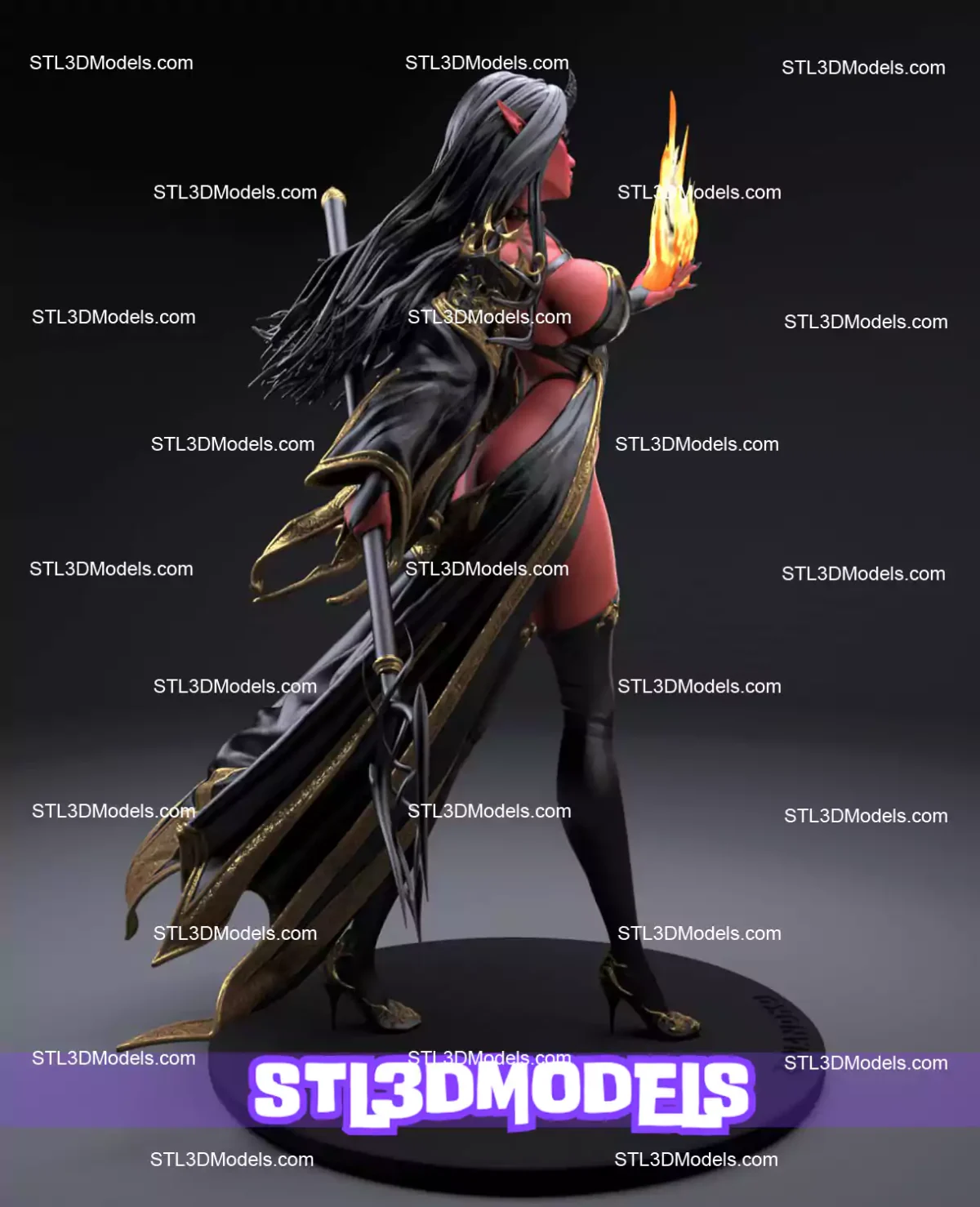 Devil STL 3D Model 