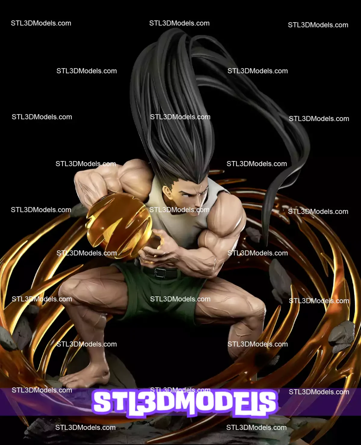 Adult Gon HUNTER x HUNTER STL 3D Model 