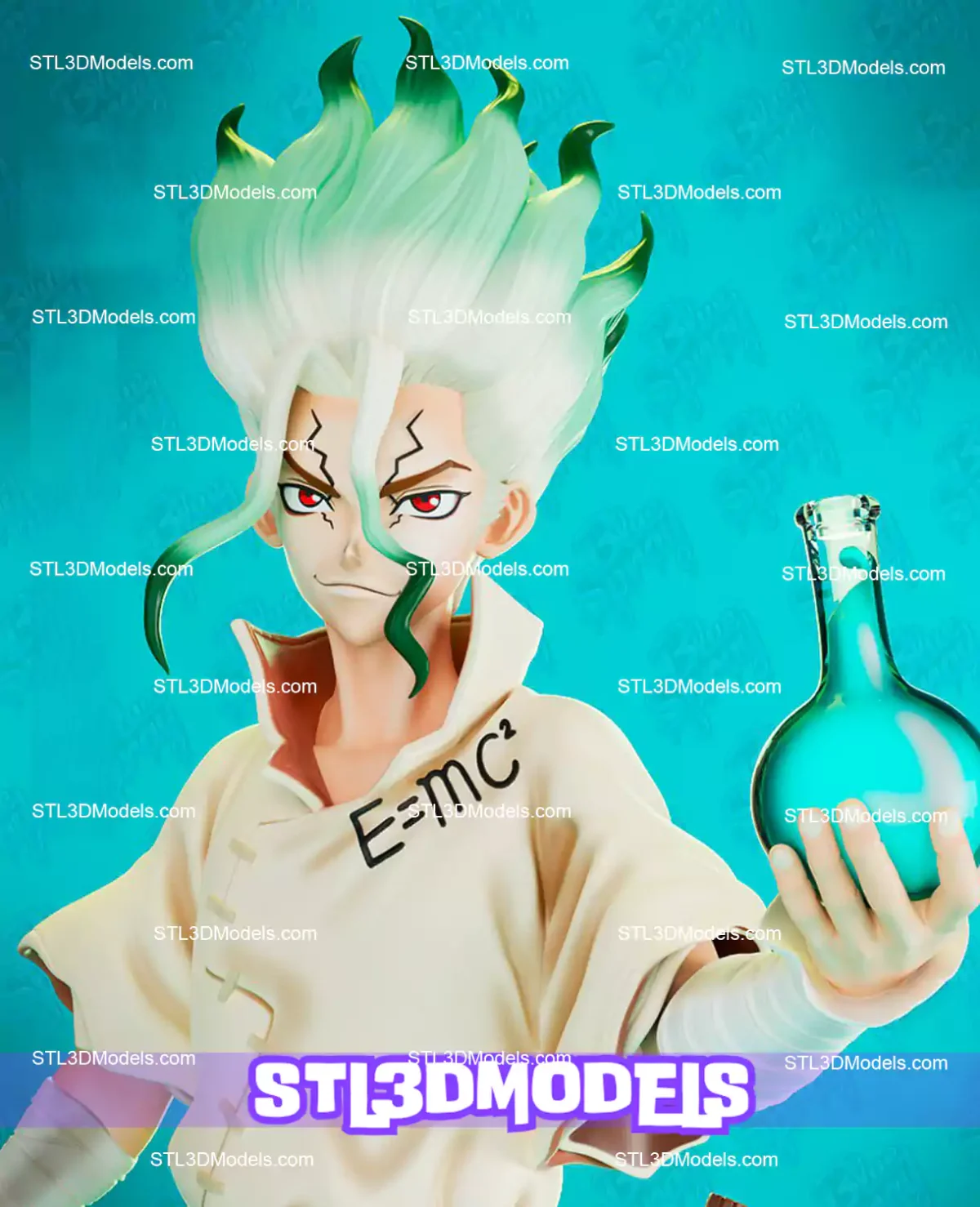 Senku Ishigami STL 3D Model 