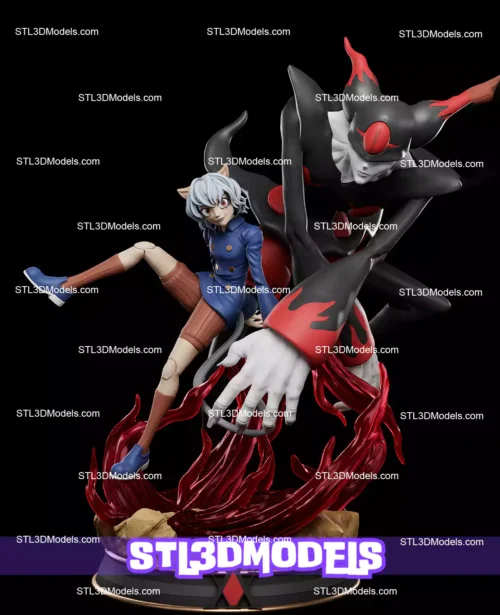 Neferpitou x Terpsichora STL 3D Model